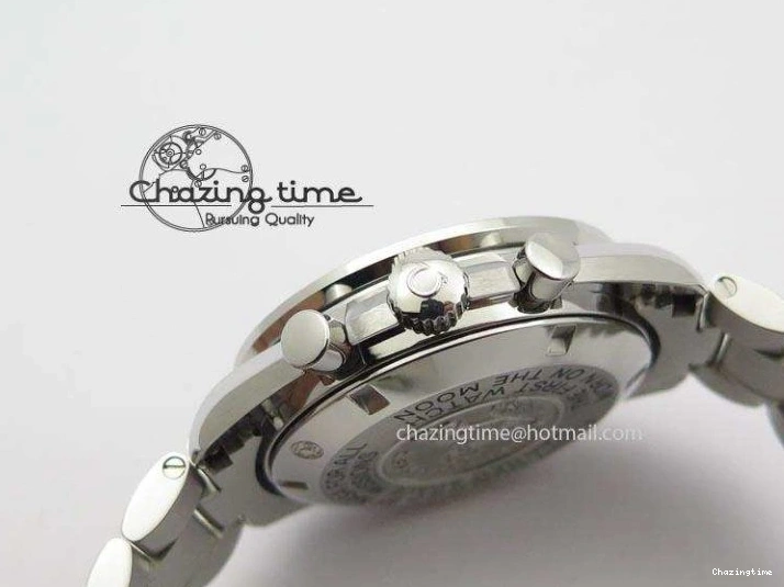 0406 Speedmaster MoonWatch Black Dial On SS Bracelet Seasonal 8228